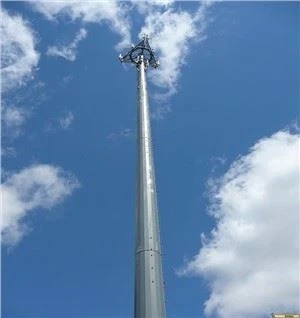 Điện thoại mạ kẽm nhúng nóng Antenna Tháp viễn thông Mast Cực